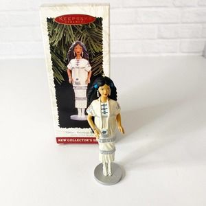 Hallmark Keepsake Ornament Native American Barbie Dolls Of The World Collectors